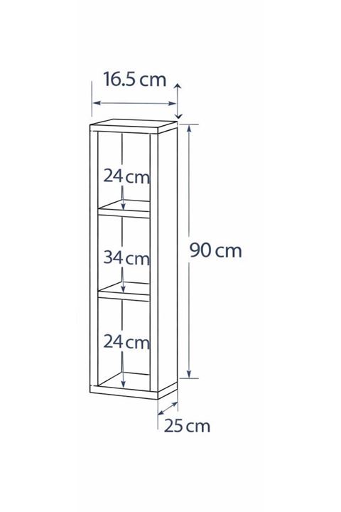Dekoratif Duvar Rafı - Tv Ünitesi 2 Parçalı Barok 90x90
