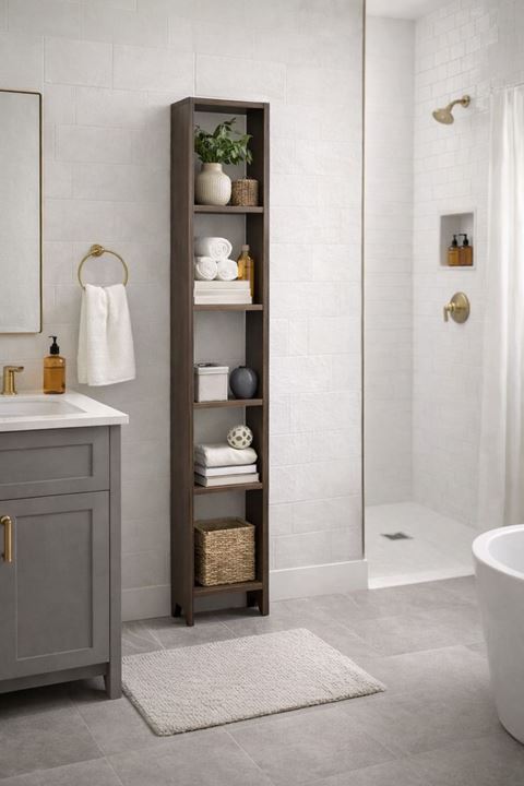 6 Raflı Dekoratif Kitaplık BAROK Kitaplık Ofis Kitaplığı Dolap Kitap Rafı