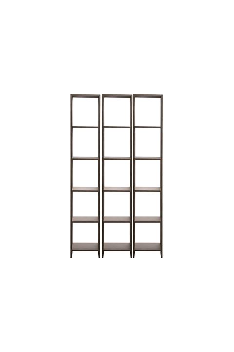 3'lü 6 Raflı Dekoratif Kitaplık Barok Kitaplık Ofis Kitaplığı Dolap Kitap Rafı