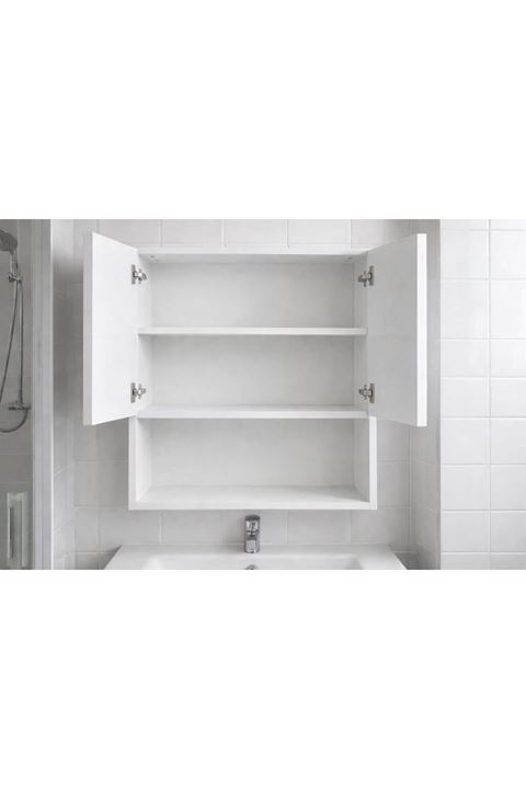 İki Kapaklı Aynalı Banyo Dolabı