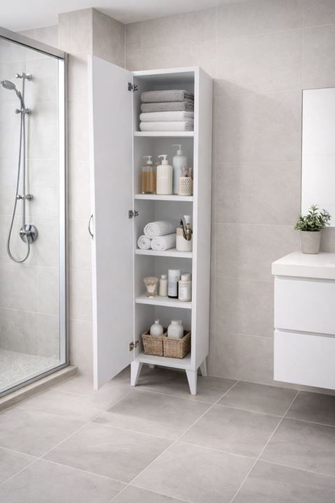 MUTFAK - BANYO ÇOK AMAÇLI DOLAP 5 RAFLI180CM