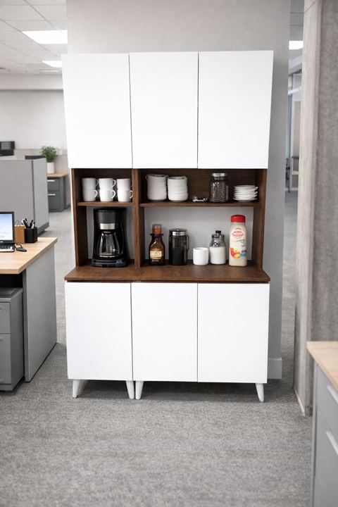  Yeni Nesil Çok Amaçlı Dolap 6 Kapaklı Kiler Mutfak Dolabı - Kahve Köşesi