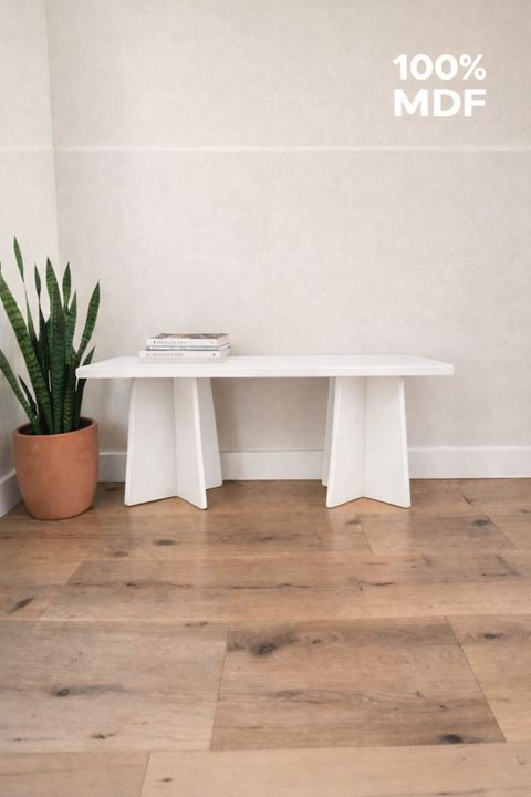 Dikdörtgen Salon Yemek Masası Mantar Ayak - 36mm Kalın Kenarlı 160x90-Beyaz