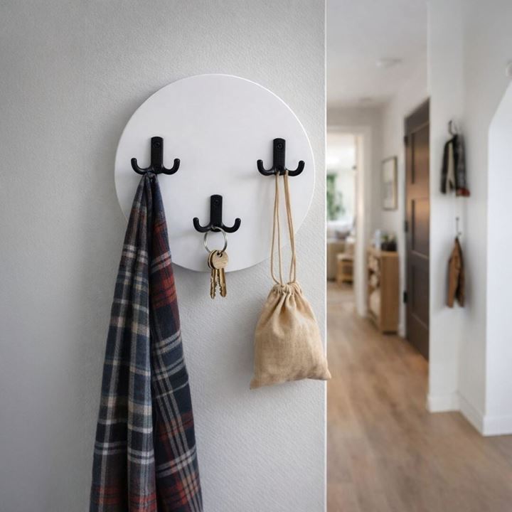 3 'Lü Askılık-Elbise ve Anahtarlık Askılığı