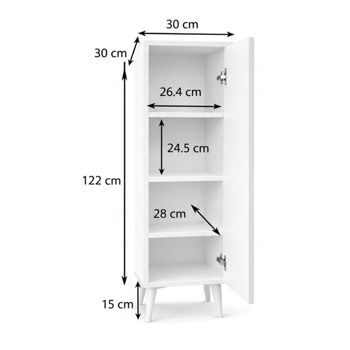 MUTFAK - BANYO ÇOK AMAÇLI DOLAP 4 RAFLI