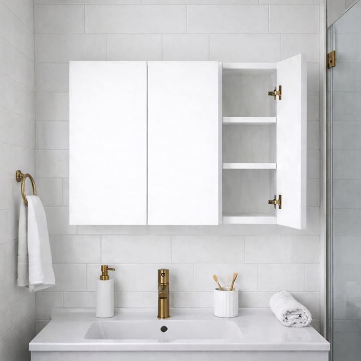 Üç Kapaklı Banyo Dolabı