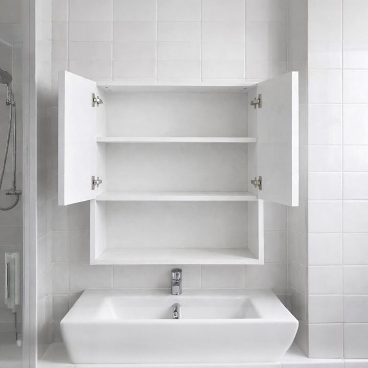 İki Kapaklı Aynalı Banyo Dolabı