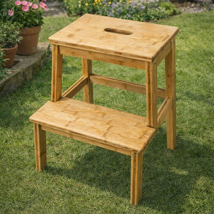 Mutfak Tabure Merdiven BAMBU