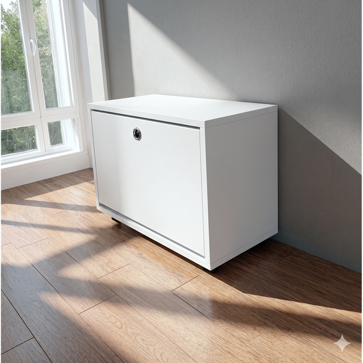 TEK KAPAK AYAKKABILIK - BEYAZ