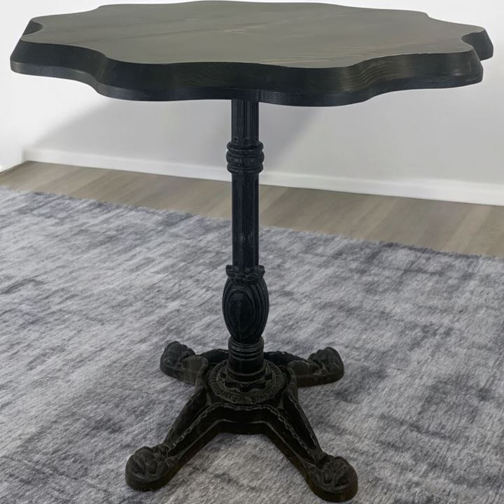 Cafe Masa Köknar Kütük Masa 80 Çap