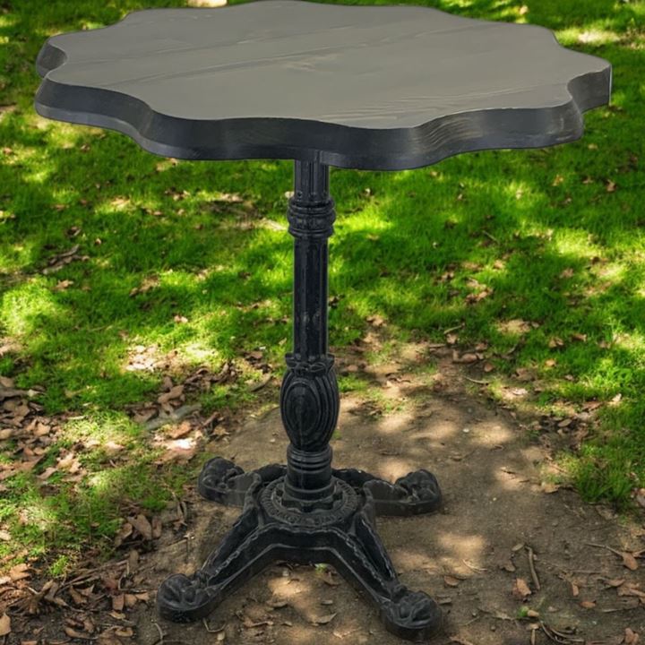 Cafe Masa Köknar Kütük Masa 80 Çap