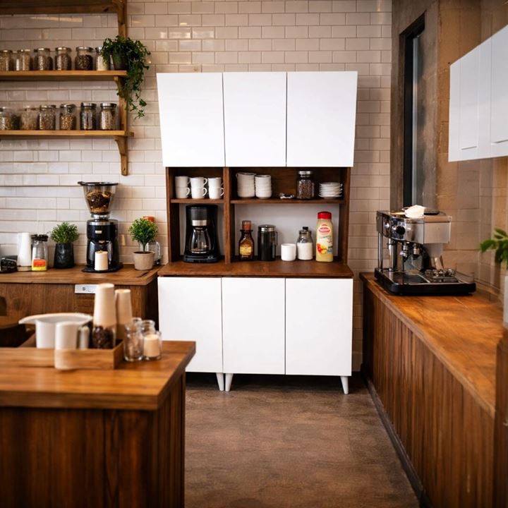  Yeni Nesil Çok Amaçlı Dolap 6 Kapaklı Kiler Mutfak Dolabı - Kahve Köşesi