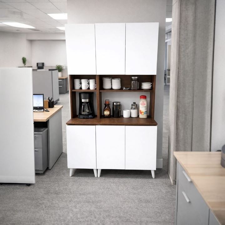  Yeni Nesil Çok Amaçlı Dolap 6 Kapaklı Kiler Mutfak Dolabı - Kahve Köşesi