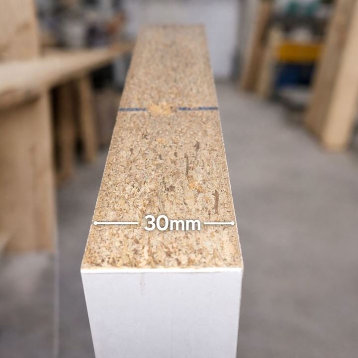 30 mm 3'lü Uçan Duvar Rafı Set Gizli Raf- Barok
