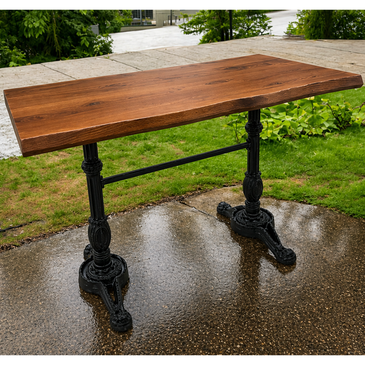 CAFE MASA KÖKNAR Kütük Masa CEVİZ ASLAN AYAK