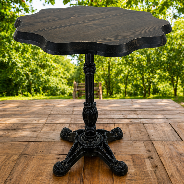 Cafe Masa Köknar Kütük Masa 80 Çap