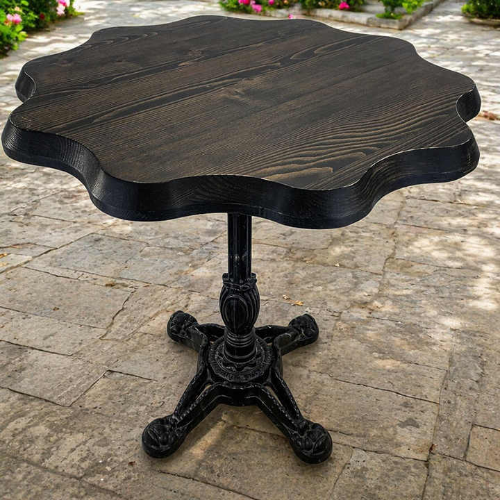 Cafe Masa Köknar Kütük Masa 80 Çap