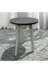 Zigon Sehpa  (GRİ MERMER) BEYAZ AYAKLI